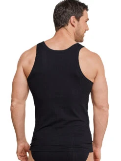 Schiesser Unterhemd Authentic In Schwarz -Schiesser Store schiesser unterhemd authentic in schwarz 2