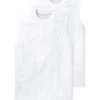 Schiesser Unterhemd / Tanktop Essentials In Weiß