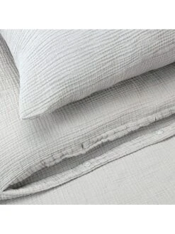 Musselin-Bettwäsche-Set "Lennox" In Hellgrau -Schiesser Store uncover by schiesser musselin bettwasche set lennox in hellgrau 2